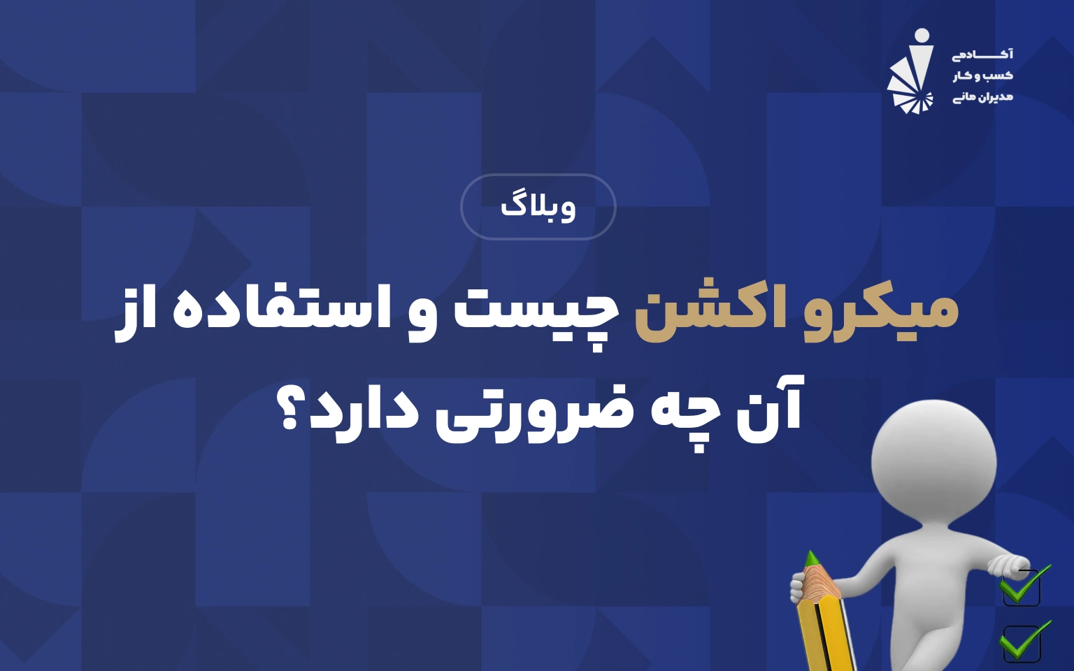 میکرو اکشن چیست و استفاده از آن چه ضرورتی دارد؟