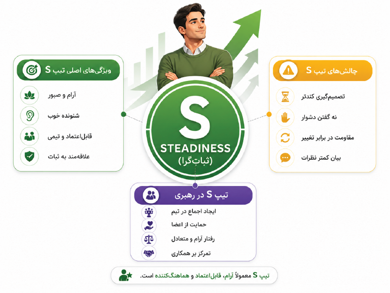 تیپ شخصیتی S در تست دیسک
