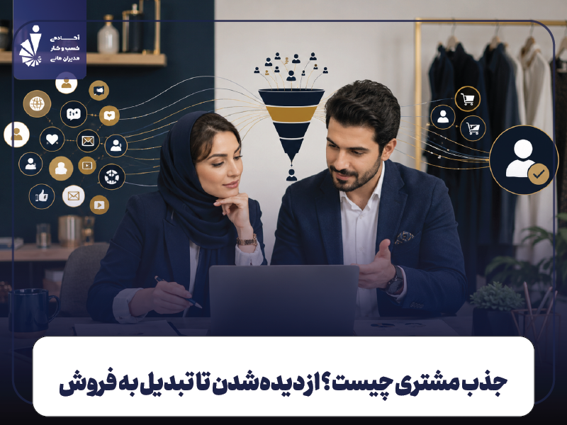 جذب مشتری چیست؟ از دیده‌شدن تا تبدیل به فروش