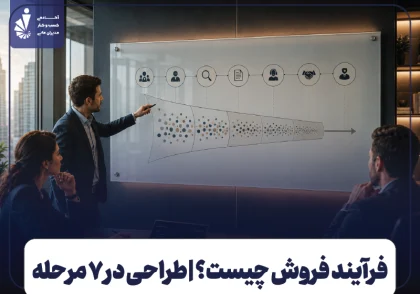 فرآیند فروش چیست؟ ۷ مرحله طراحی فرآیند فروش استاندارد در 1405