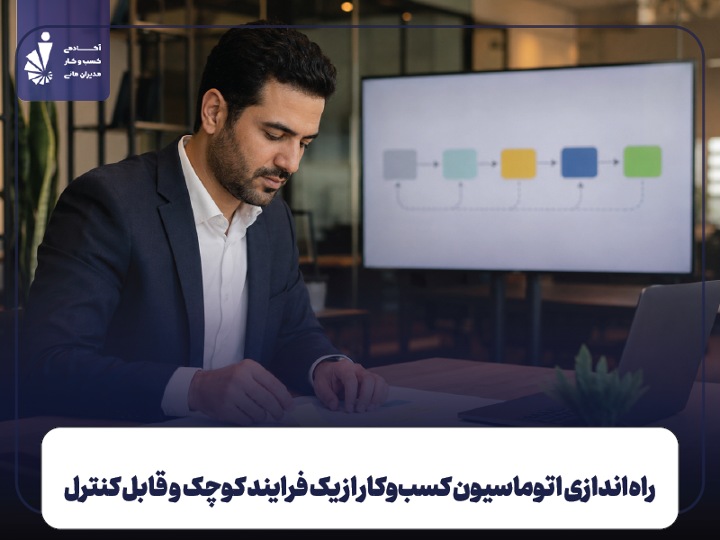 راه‌اندازی اتوماسیون کسب‌وکار از یک فرایند کوچک و قابل کنترل
