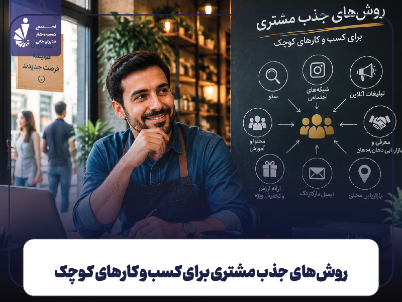 روش‌های جذب مشتری برای کسب و کارهای کوچک